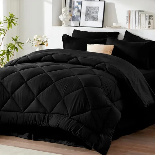 Miniatura 11 de Cozynight Edredón Suave Tamaño Queen Relleno de Edredón - Edredón Alternativo de Plumón Ligero con Pestañas en las Esquinas - Esponjoso
