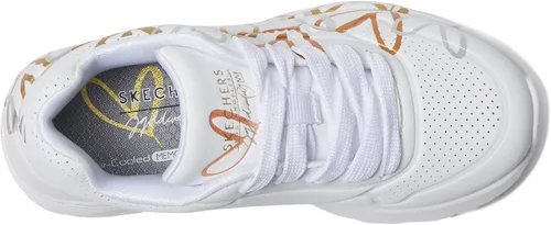 Miniatura 2 de Skechers Girl's Uno Lite-Metallic Love Sneaker