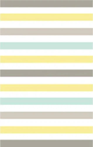 MARTHA STEWART x SAFAVIEH MSR4565B - Alfombra de lana hecha a mano con rayas de circo de 5 x 8 pies, zinc
