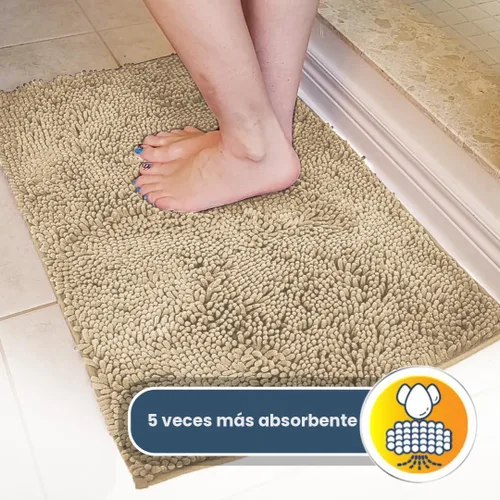 Miniatura 4 de Muddy Mat® Mostrado en la televisión - Tapete de microfibra súper absorbente para puerta de perro para patas fangosas, antideslizante y lavable