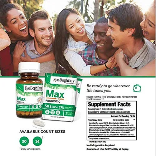 Miniatura 6 de Kyo-Dophilus Max Probiotics, 30 cápsulas vegetarianas
