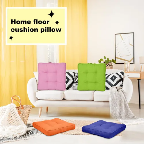 Miniatura 3 de Gerrii 12 cojines de suelo para aula con asas, cojines flexibles para asiento de suelo, almohadas para sillas escolares en casa, escuela, aula