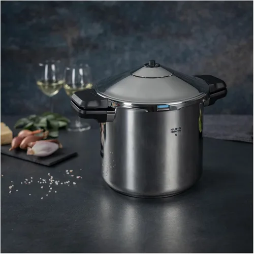 Miniatura 4 de Kuhn Rikon DUROMATIC® - Olla a presión para estufa de 7.0 L, 8.7 in, fabricada en Suiza, acero inoxidable 18/10, eficiencia energética, tapa