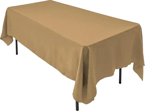Miniatura 39 de AK TRADING CO. Mantel rectangular de poliéster de 60 x 102 pulgadas, fabricado en Estados Unidos, resistente a las arrugas, ignífugo, duradero