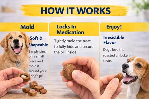 Miniatura 3 de PalaTech Canine Tricky Treats sabor a pollo asado (5.29 onzas)