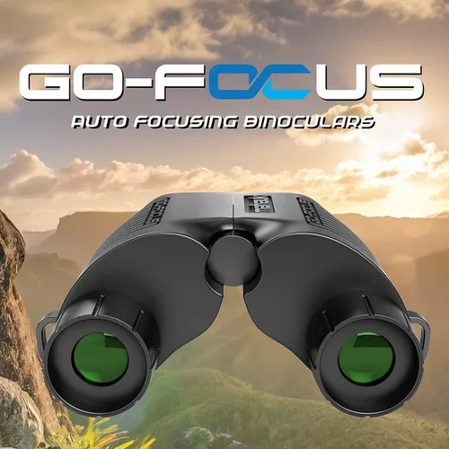 Miniatura 8 de Go-Focus - Prismáticos compactos para adultos y niños Binoculares de viaje pequeños para observación de aves y caza Prisma BAK4 de 10 x 25