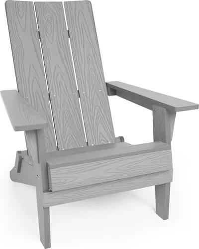 Miniatura 12 de YEFU Adirondack Sillas plegables de gran tamaño: capacidad de peso de 400 libras, sillas Adirondack de plástico, respaldo alto, modernas como