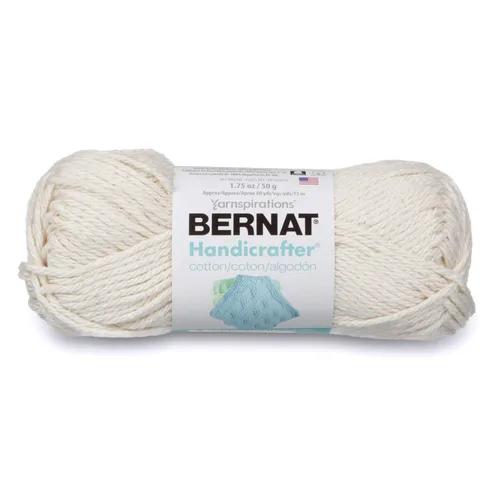 Miniatura 13 de Bernat Handicrafter - Hilo de algodón de colores sólidos, 1.75 oz, calibre 4 mediano, 100% algodón, Rojo Country