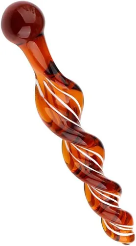 Miniatura 5 de Consoladores sedosos de rosca de cristal para ampliar el ano, palo de hada, enchufe anal. Estimulador de vagina de punto G suave, entrenamiento