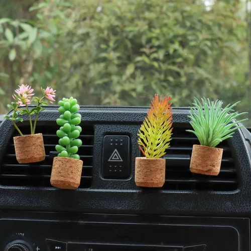 Miniatura 11 de ZOSTLAND Clip decorativo para automóvil con diamantes de imitación, ambientadores de automóvil, clip de ventilación de auto, accesorios 2 labios