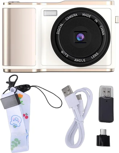 Miniatura 7 de Yunseity Cámara digital 4K 48MP Vlogging Cámara de video 4K con pantalla abatible de 3 pulgadas 180 y zoom de 18X para fotografía, viajes, selfies