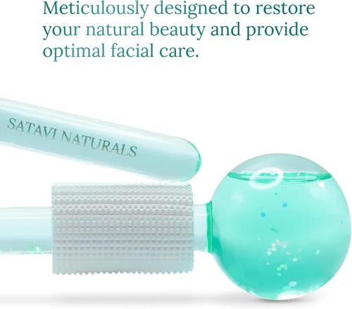 Miniatura 3 de Globos de hielo de belleza (resistentes al calor y seguros para el congelador) Herramientas faciales de lujo para piel radiante, mejora