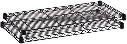 Miniatura 8 de Safco Products 5289BL - Unidad de complemento para estantería de alambre industrial, 36 pulgadas de ancho x 24 pulgadas de profundidad x 72 pulgadas