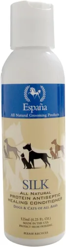 Miniatura 5 de Espana Silk ESP2120DC - Acondicionador antiséptico de proteína de seda especialmente formulado para perros y gatos, 33.82 onzas