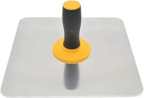 Miniatura 6 de Soporte para tablero de mortero, halcón de enlucido de aluminio con mango de agarre suave, pintura casera con mango herramienta de enlucido