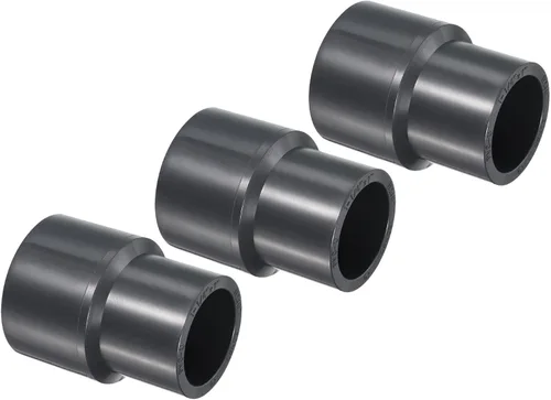 Miniatura 13 de PATIKIL UPVC Reductor de tubería de montaje de 1-1/2 "x 1" Socket Schedule 80, conector adaptador de acoplamiento recto, gris