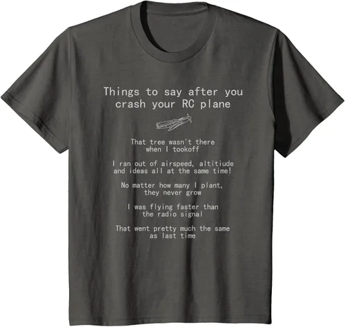 Miniatura 42 de Cosas que decir cuando te estrellas con tu camiseta RC Plane hobby