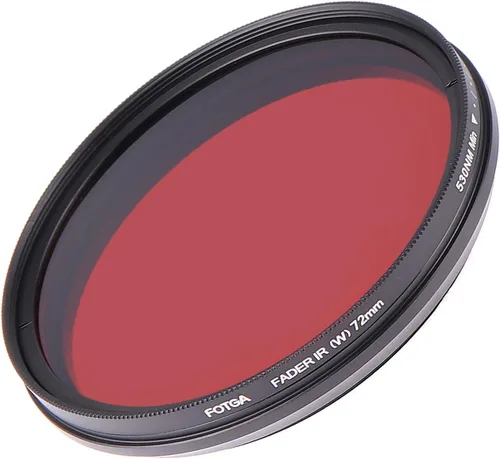 Miniatura 10 de FocusFoto FOTGA - Filtro IR infrarrojo ajustable todo en uno de 1.693 in, lente de rayos X, variable de 530 nm a 650 nm, 680 nm, 720 nm, 750 nm