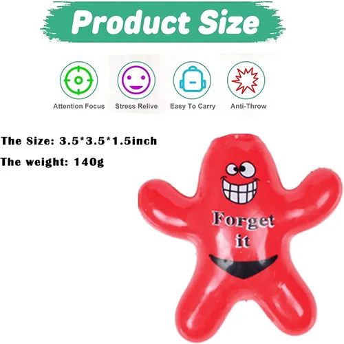 Miniatura 3 de Juguete para ansiedad de gel elástico para descomprimir y apretar, alivio del estrés y la ansiedad, juguetes sensoriales para niños y adultos