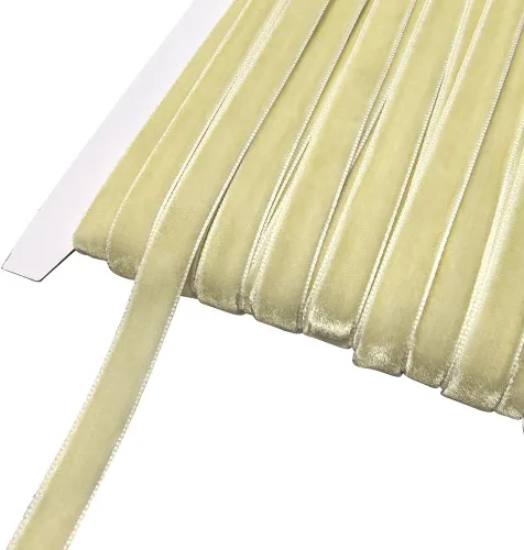Miniatura 74 de Chenkou Craft Lotes de cinta de terciopelo verde de 25 yardas/rollo de 1 1/2 pulgadas a granel de Navidad (verde, 1 1/2 pulgadas)