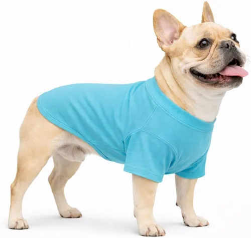 Miniatura 12 de Lovelonglong 2019 - Ropa para mascotas, Disfraces para Perro, Ropa Camisetas en blanco para Perros Grande Medianos Pequeños 100% Algodón 18