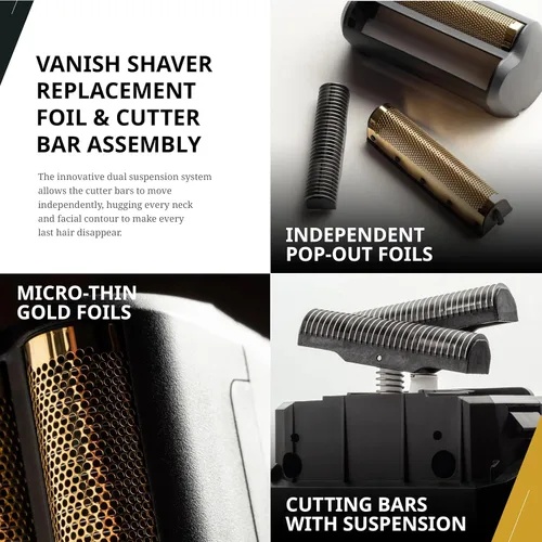 Miniatura 3 de Wahl Professional Vanish - Cabezal de aluminio y barra de corte, accesorios de afeitadora de alto rendimiento