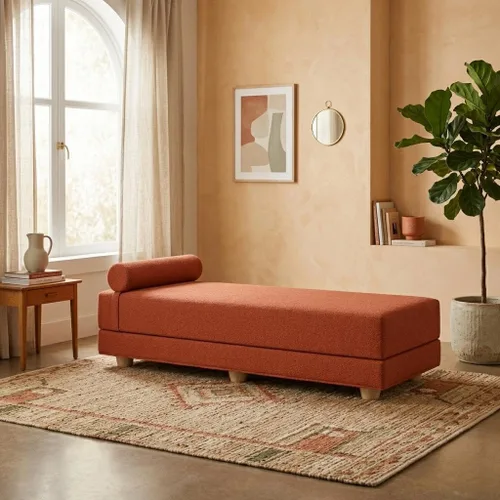 Miniatura 11 de Jaxx Alon Daybed - Tumbona plegable con colchón de espuma viscoelástica de primera calidad, tamaño Queen, fabricado en los Estados Unidos