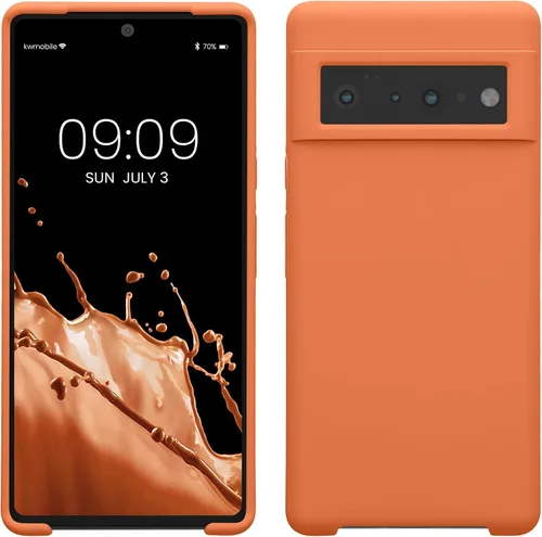 Miniatura 93 de kwmobile Funda Compatible con Google Pixel 6 Pro - Funda de Teléfono de Silicona TPU con Acabado Suave - Azul Caribe