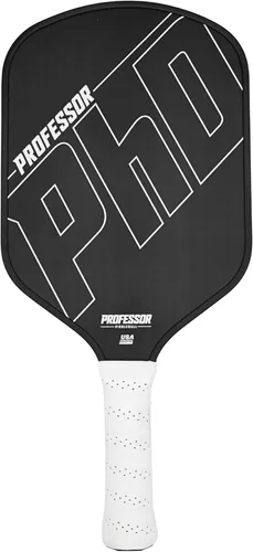 Miniatura 9 de Professor PhD Pala de Pickleball de Fibra de Carbono Premium en Bruto - Aprobada por USA Pickleball - Núcleo en Forma de Panal - Potencia y Control