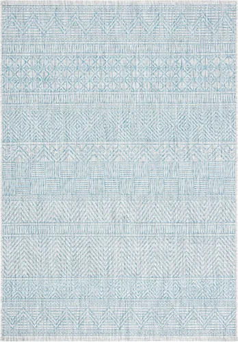 Miniatura 29 de SAFAVIEH Alfombra lavable para exteriores, colección Courtyard de 2.3 x 16 pies, color negro y gris, no desprende pelusa y de fácil limpieza, ideal