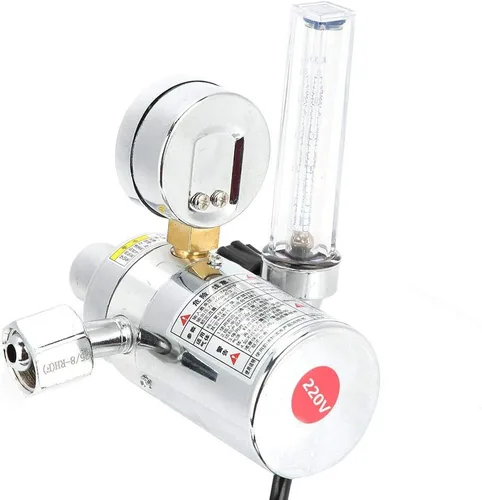 Miniatura 9 de Regulador de presión de acero inoxidable, regulador de presión de CO2 de soldadura de ahorro de energía, equipo de soldadura de calefacción