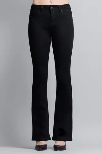 Miniatura 5 de Enjean Jeans clásicos y desgastados de tiro alto para mujer