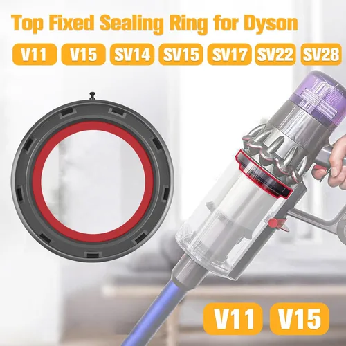 Miniatura 2 de V11 - Anillo de sellado fijo superior para Dyson V11 V15, piezas de repuesto SV14, SV15, SV22, SV17, accesorios de reparación de aspiradora, anillo