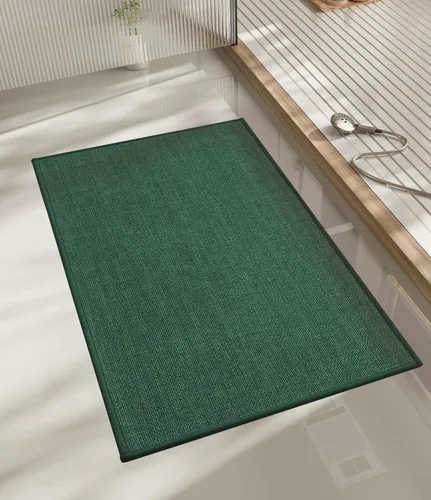 Miniatura 68 de chakme Alfombras de Baño 24x17, Alfombra de Baño Ultra Delgada Antideslizante Pequeña de Secado Rápido Absorbente para Piso de Baño