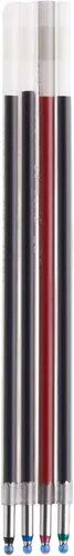 Miniatura 2 de PILOT Dr. Grip 4+1 - Recargas de bolígrafo de bola multifunción, punta fina, tintas negro/rojo/azul/verde, paquete de 4 (77154)