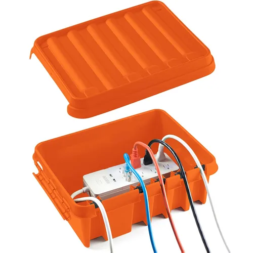 Miniatura 13 de SockitBoX Caja Eléctrica Original para Exteriores Impermeable - Pequeña Cubierta de Cable de Extensión para Exteriores con 6 Entradas de Cable