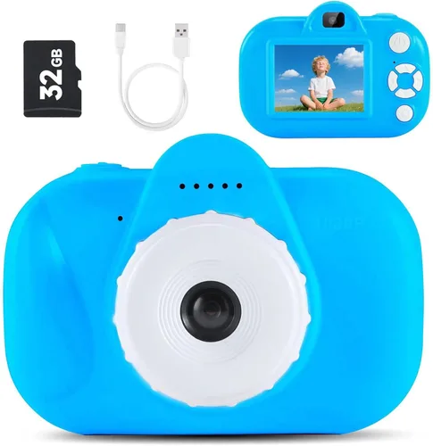 Miniatura 19 de Cámara para Niños Juguetes para Niños Pequeños para Niñas y Niños de 3-12 Años, Cámara de Video Digital para Niños, Regalos de Juguetes de Navidad