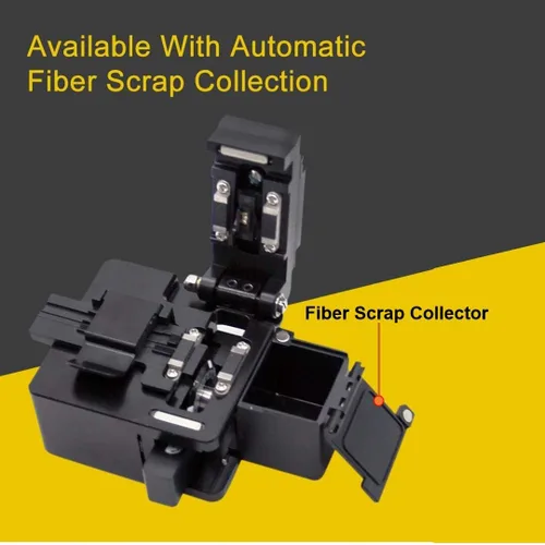 Miniatura 6 de Cuchilla de fibra óptica TM27: cuchilla de fibra óptica de alta precisión con 16 puntos de escisión y 48000 Cleaves, soporte 3 en 1 para fibra