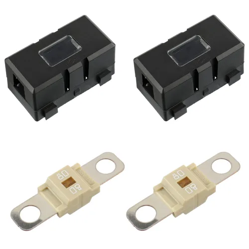 Miniatura 13 de BOJACK Portafusibles AMI/Midi de 40 amperios y fusibles midi atornillados de alta corriente 40A para automóviles, camiones y vehículos (paquete de 2)