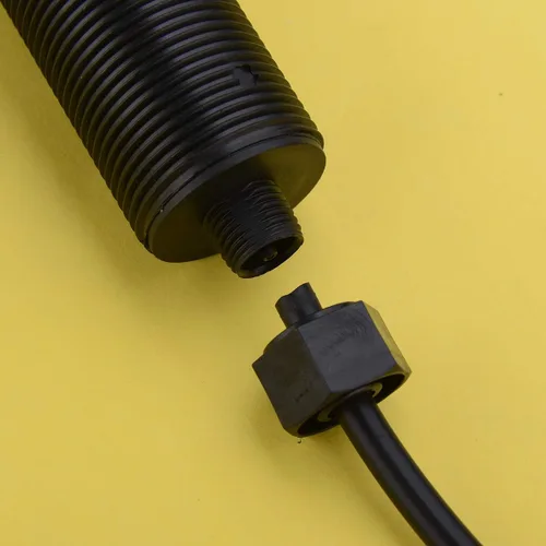 Miniatura 5 de Kit de interruptor de aire SinkTop con botón largo cromado (cubierta de latón) para eliminación de basura
