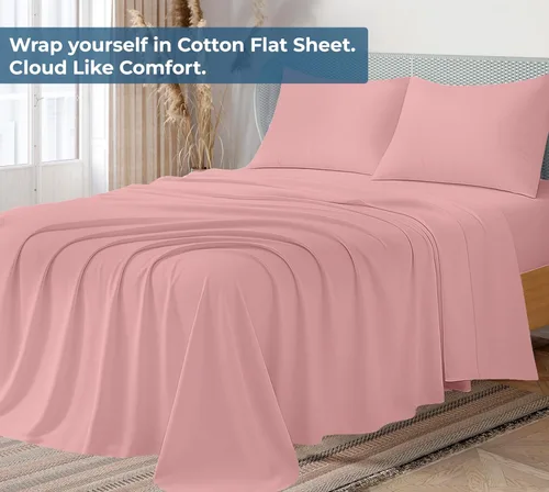Miniatura 66 de Royale Linens Sábana encimera de tamaño individual XL 100% Algodón Orgánico – Super suave – Sábanas superiores de percal – Sábana encimera