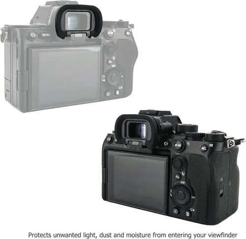 Miniatura 3 de Paquete de 2 oculares de silicona suave para Sony A7M5 A7 V A7 V A7 VI A9 III A7R V A7R6 A7R5 A7 IV A7M4 A7S III A1 A7V ILCE-1 A7SIII A7S3 cámara