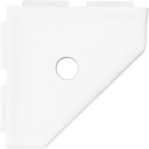 Questech Jabonera de ducha de 5 pulgadas para ducha interior, con tapa para nueva construcción, organizador de baño para paredes de azulejos,