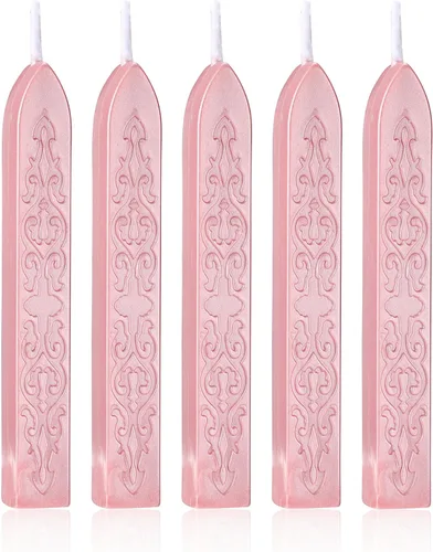 Miniatura 26 de Varillas de Cera para Sellar, Yoption 10 Piezas Varillas de Cera Multicolor con Mechas para Invitación de Boda Sobres de Regalo Tarjetas de Navidad