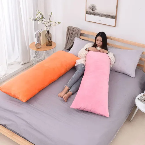 Miniatura 7 de TAOSON Cozy Luxury - Funda de almohada larga suave de 20 x 54 pulgadas, funda de almohada de terciopelo con cremallera, funda de cojín