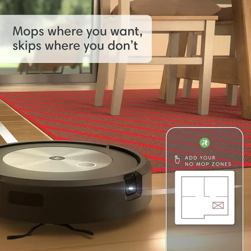 Miniatura 4 de iRobot Roomba Combo j5+ Robot aspirador y trapeador con vaciado automático: identifica y evita obstáculos como residuos de mascotas y cables