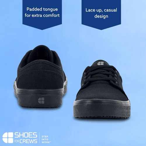 Miniatura 12 de Shoes for Crews Zapatillas unisex con suela antideslizante para trabajo – Cómodas, zapatos de trabajo antideslizantes para hombres y mujeres