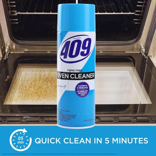 Miniatura 4 de 409 Spray limpiador de horno en aerosol sin humos, aroma fresco, corta la grasa en la parrilla y la estufa, limpia en 5 minutos, potente limpieza