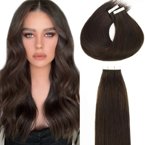 Miniatura 28 de Extensiones de cabello humano con micro anillo, lacio, rizado, color negro natural, largo microenlaces, extensiones de cabello humano para personas