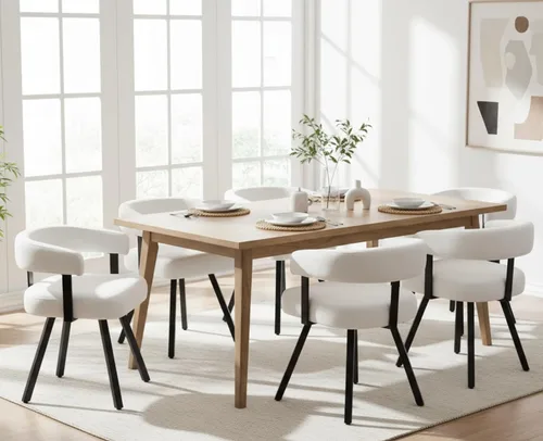 Miniatura 16 de Shunzhi Juego de 2 sillas de comedor modernas de cuero verde tapizadas, cómodas sillas de cocina, sillas auxiliares sin brazos con respaldo abierto